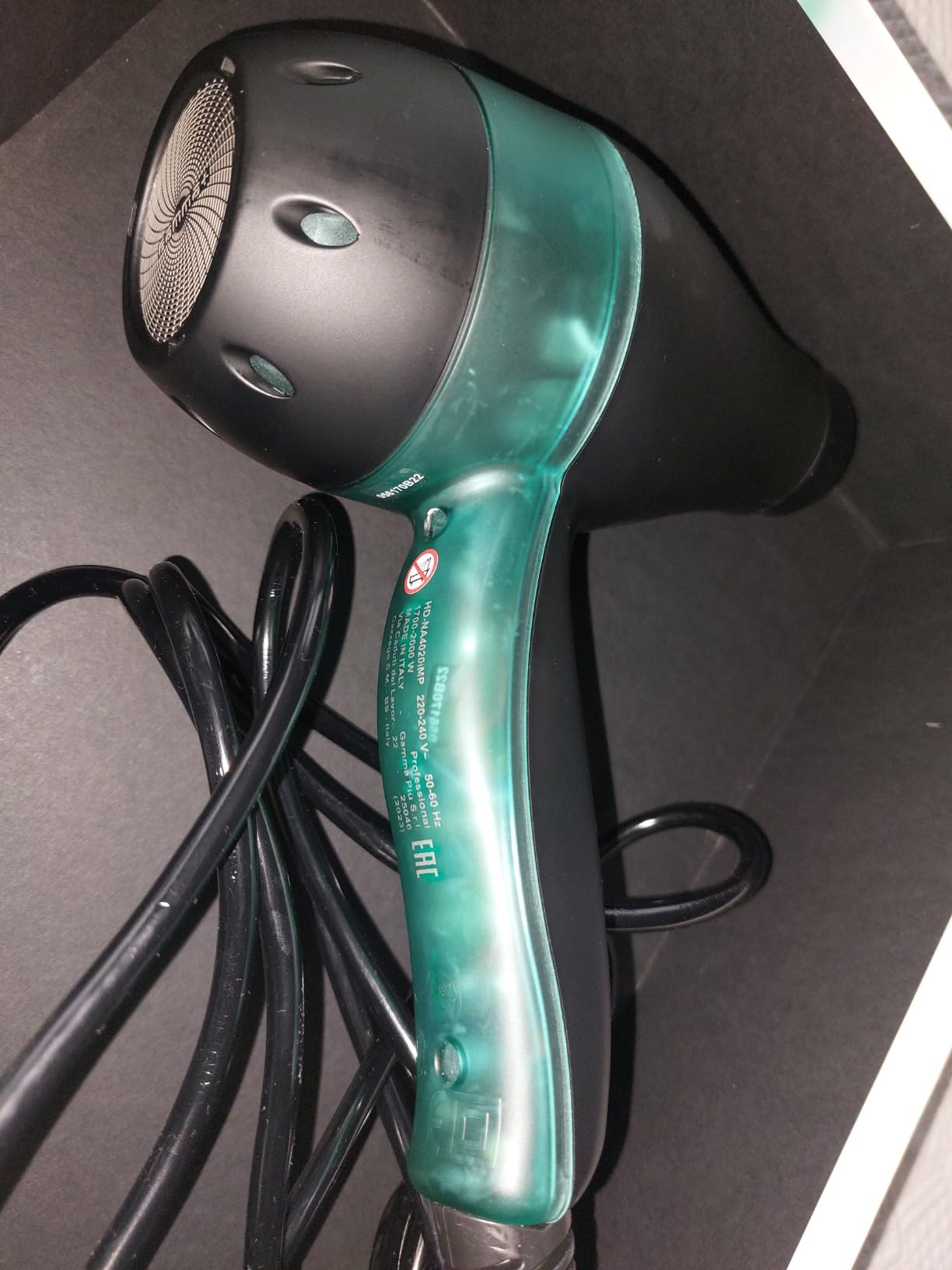 Gamma Più Plasma Phon UV spina Schuko nero verde