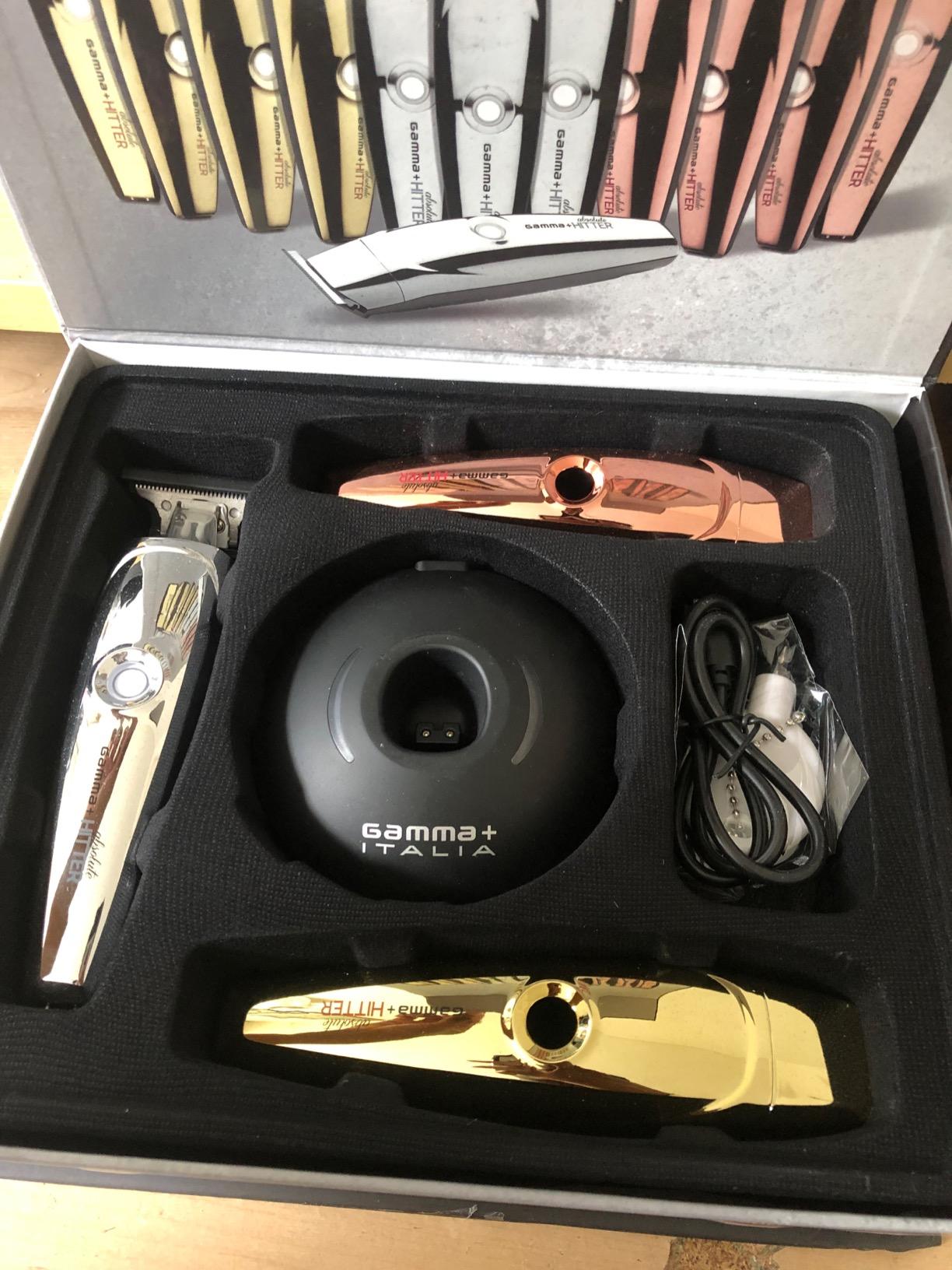 Gamma+ Absolute Hitter trimmer capelli gold rose cordless