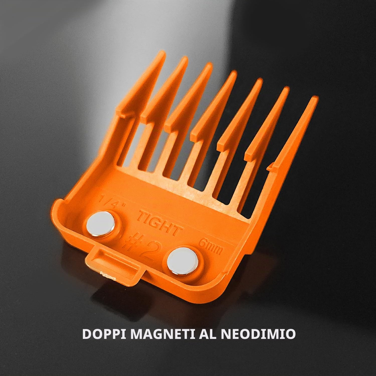 Gamma+ Accessori set 4 pettini magnetici arancione 6 mm