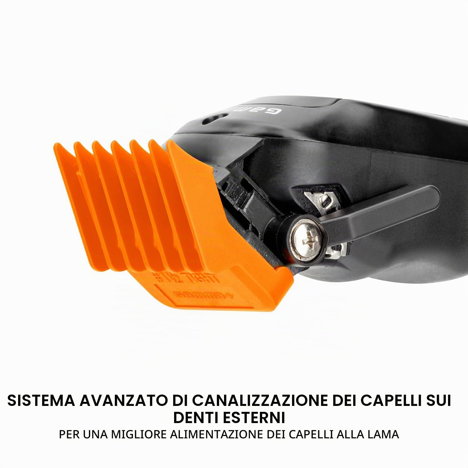 Gamma+ Accessori set 4 pettini magnetici arancione 6 mm