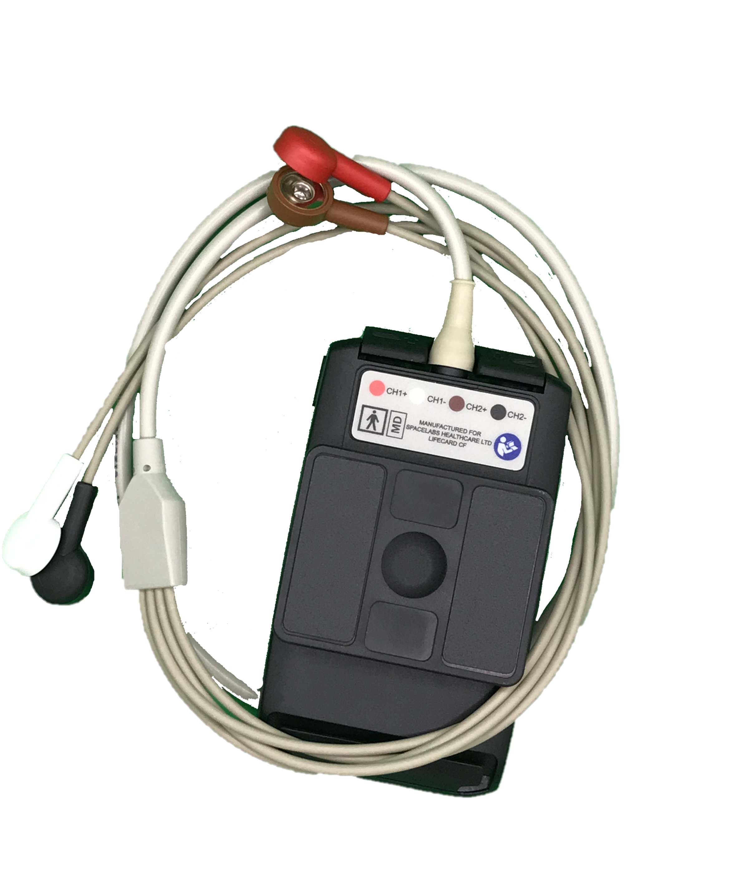 Spacelabs Lifecard set 4 cavi ECG lungo snap