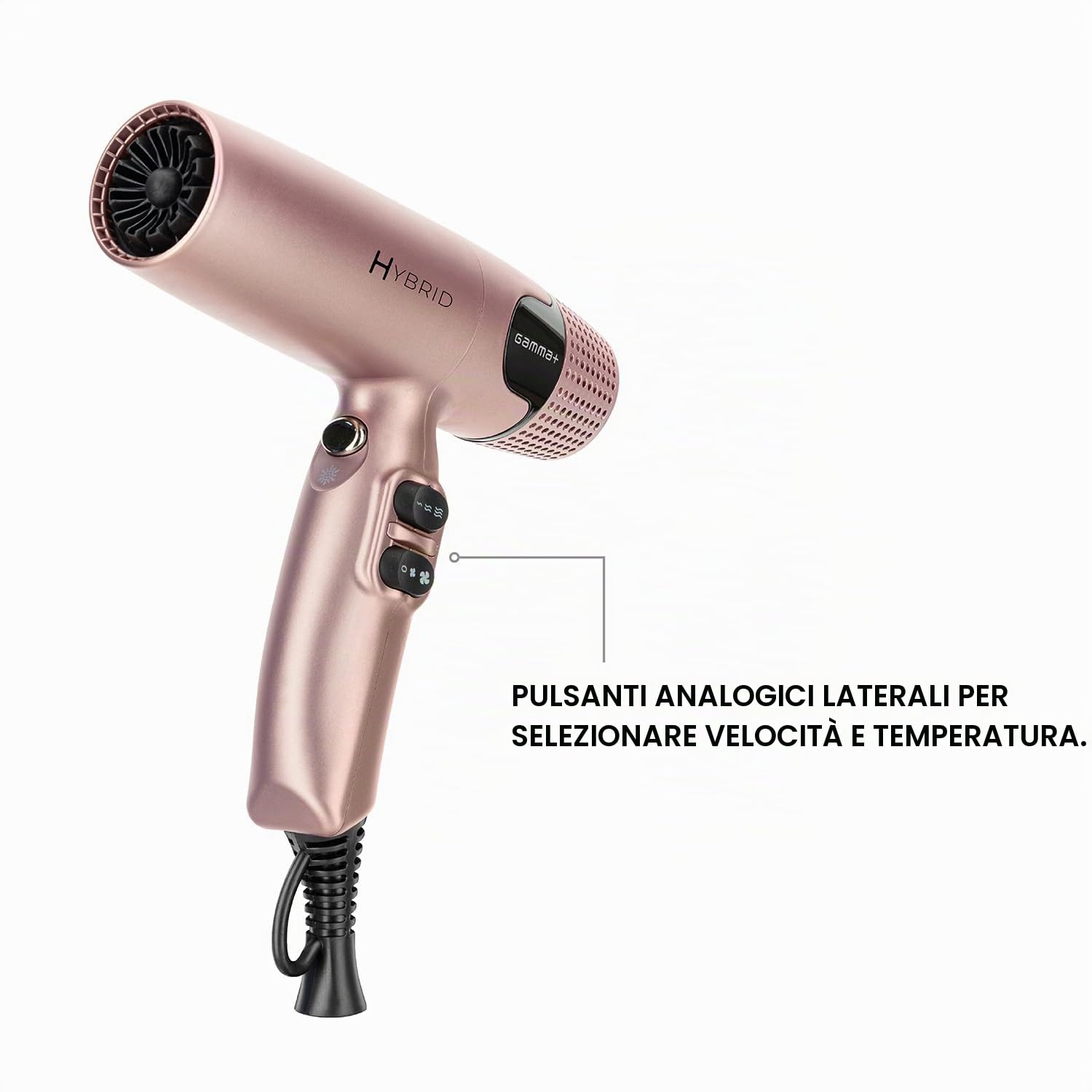 Gamma+ Hybrid Phon ionico 100000 RPM con diffusore