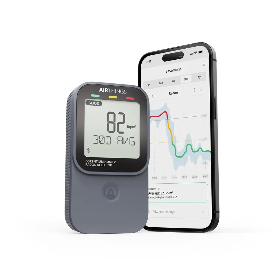 Airthings 325 Corentium Home 2 rilevatore radon bluetooth