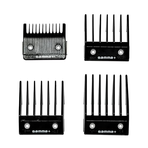 Gamma-Scout Accessori Set 4 Pettini Universali Clipper 3-12 mm Nero