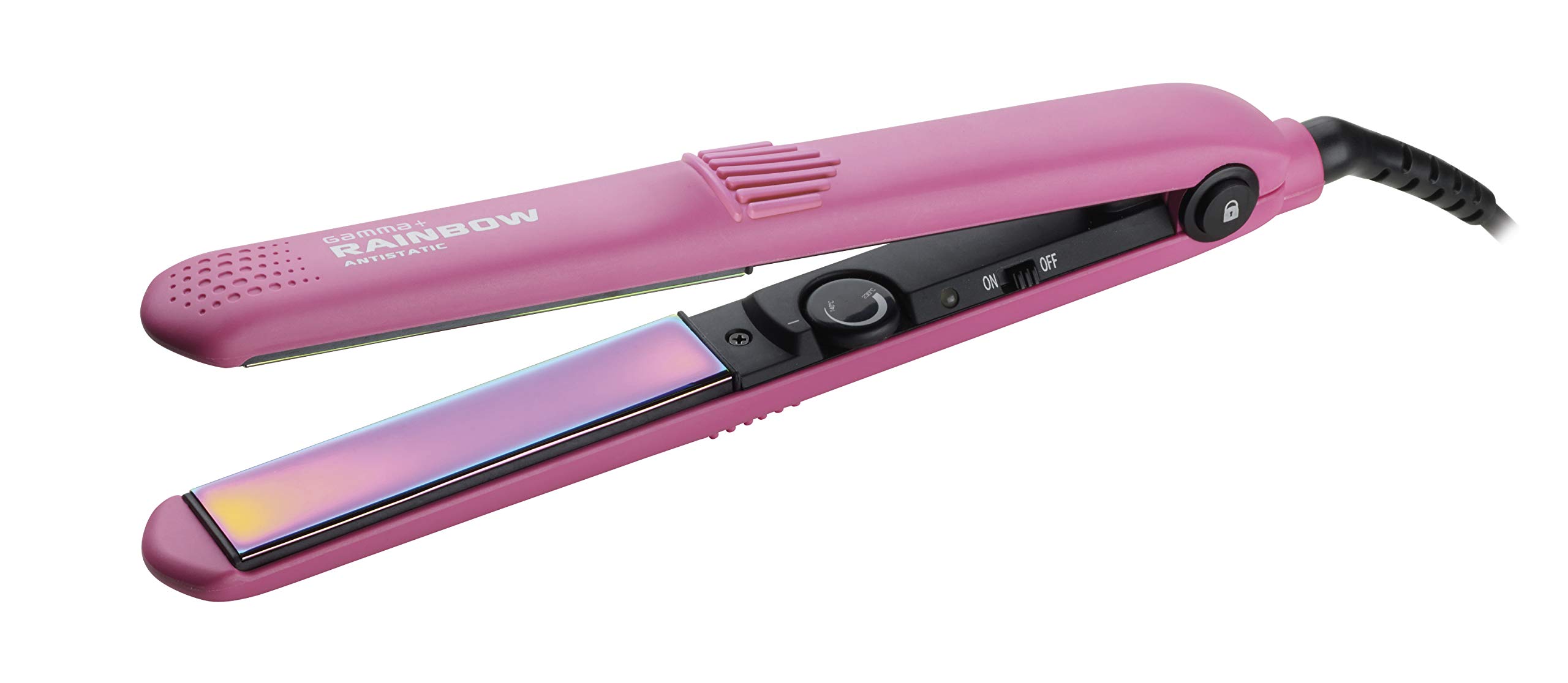 GammaPiù Rainbow piastra capelli rosa ceramica 230°C