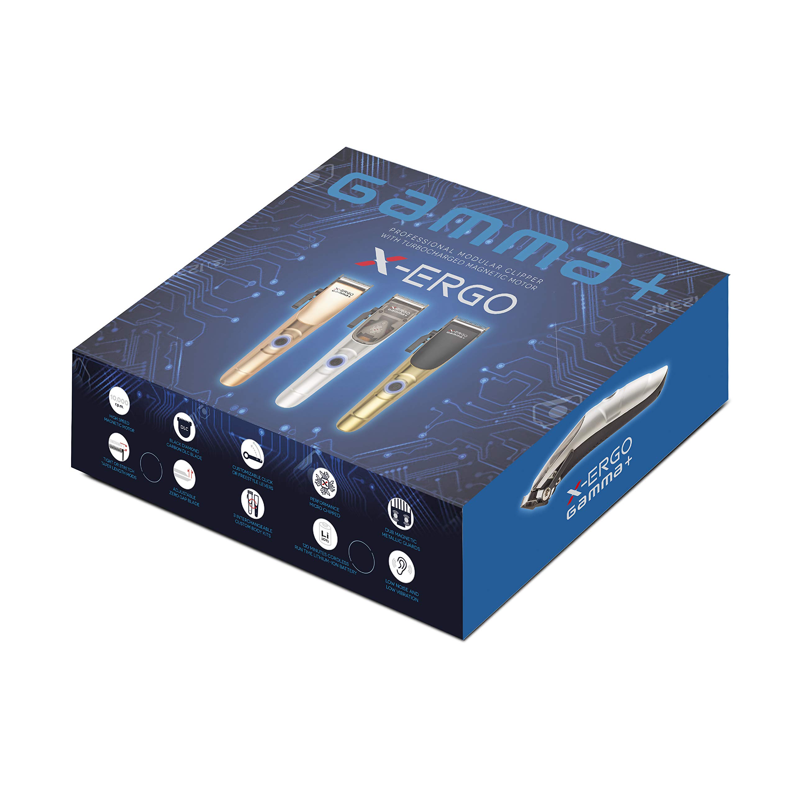 Gamma+ X-Ergo clipper capelli motore magnetico 10000 rpm