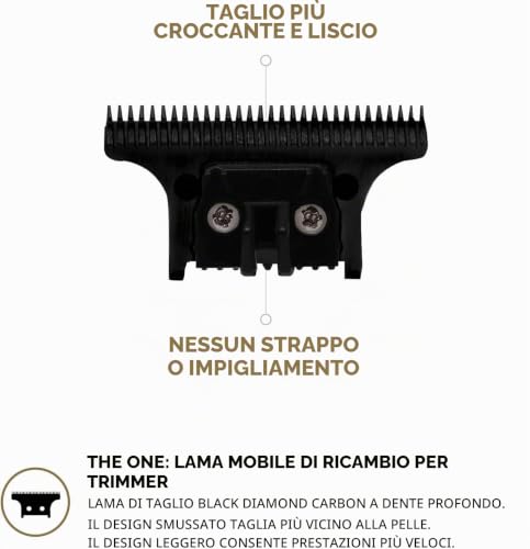 Gamma+ The One lama mobile DLC per trimmer acciaio