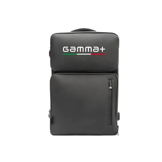 Gamma-Scout Zaino Barbiere Borsa Professionale Nero USB 50x31 cm