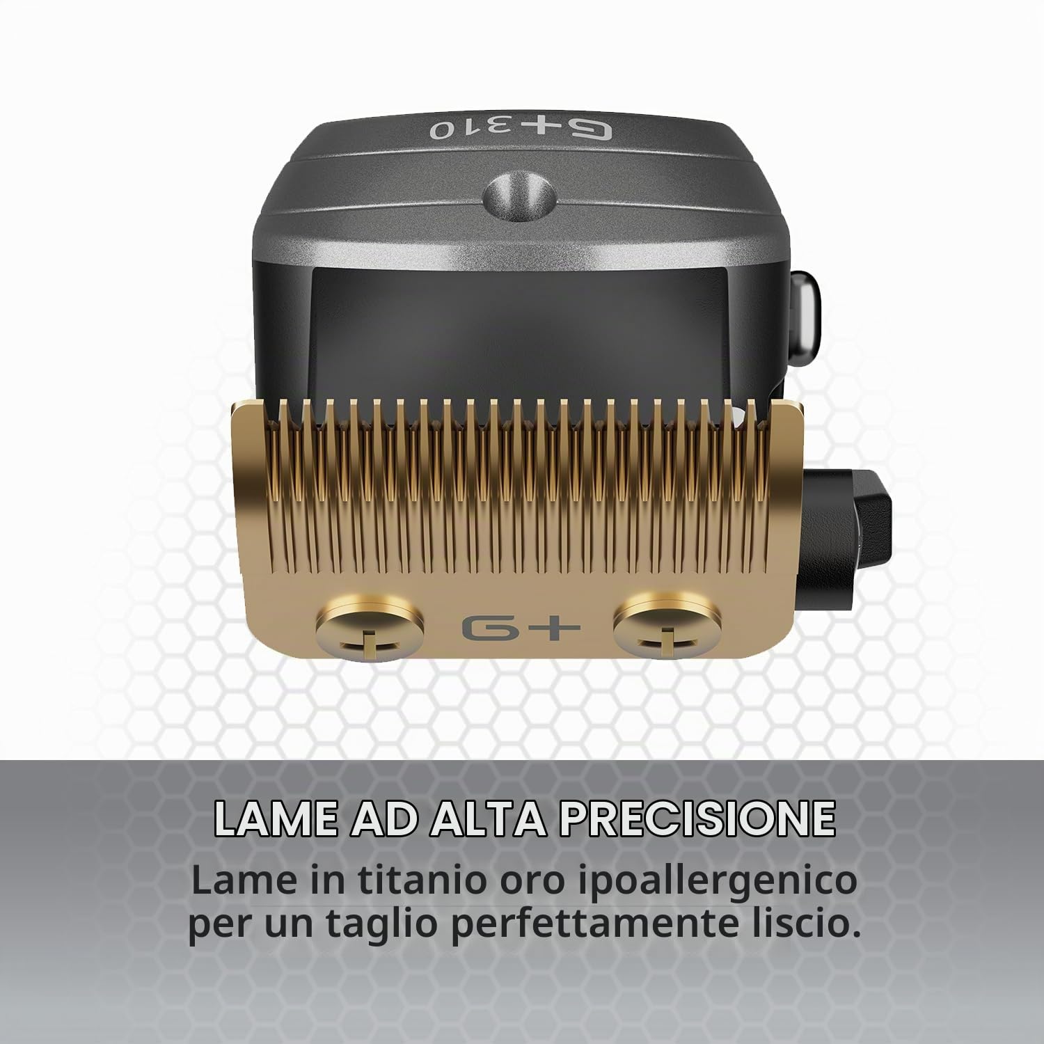 Gamma+ G+310 Tagliacapelli USB-C Zero Gap 4 Pettini