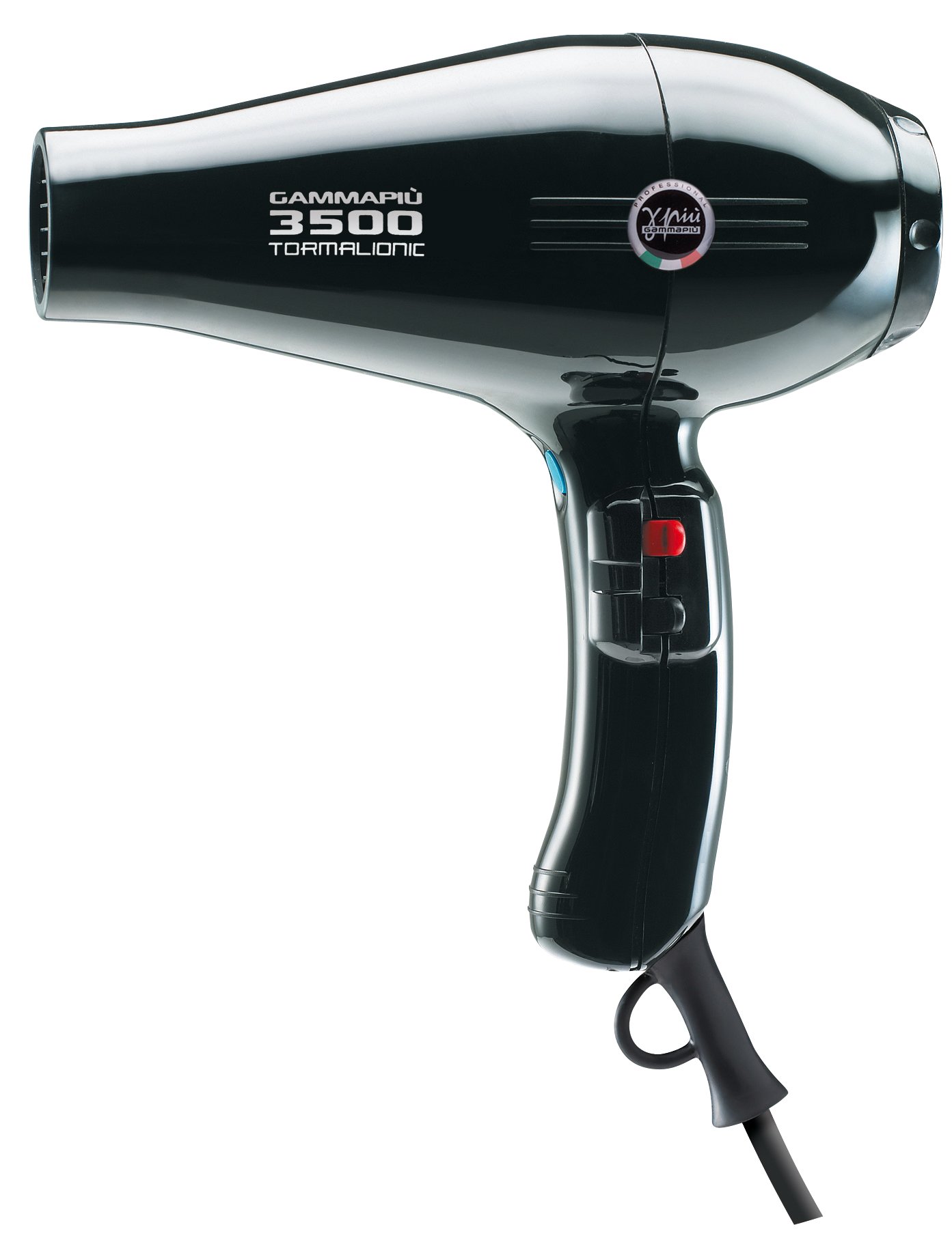 Gamma Più 3500 Power asciugacapelli nero 2500W tormalina