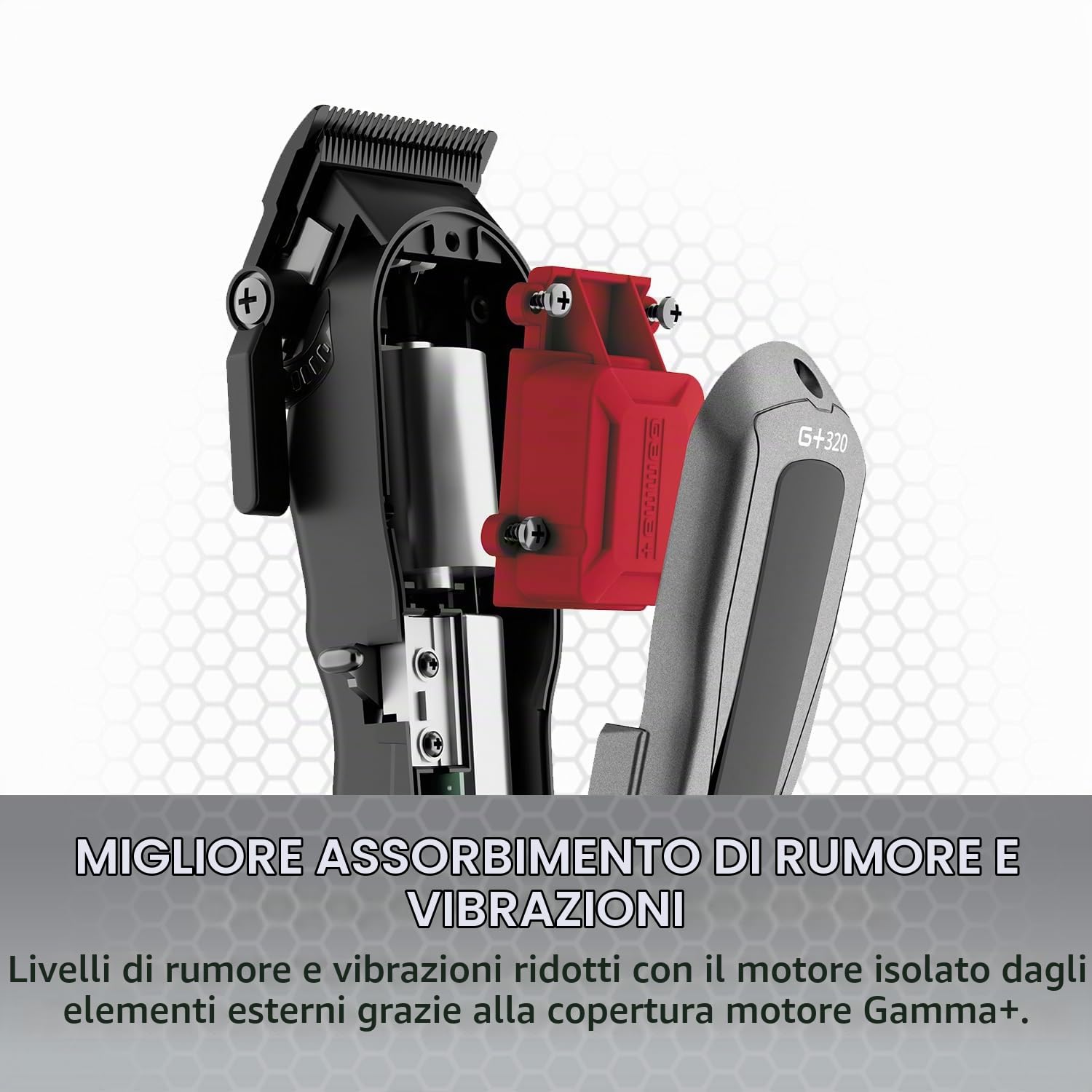 Gamma+ G+320 clipper professionale DLC 7500 RPM senza fili