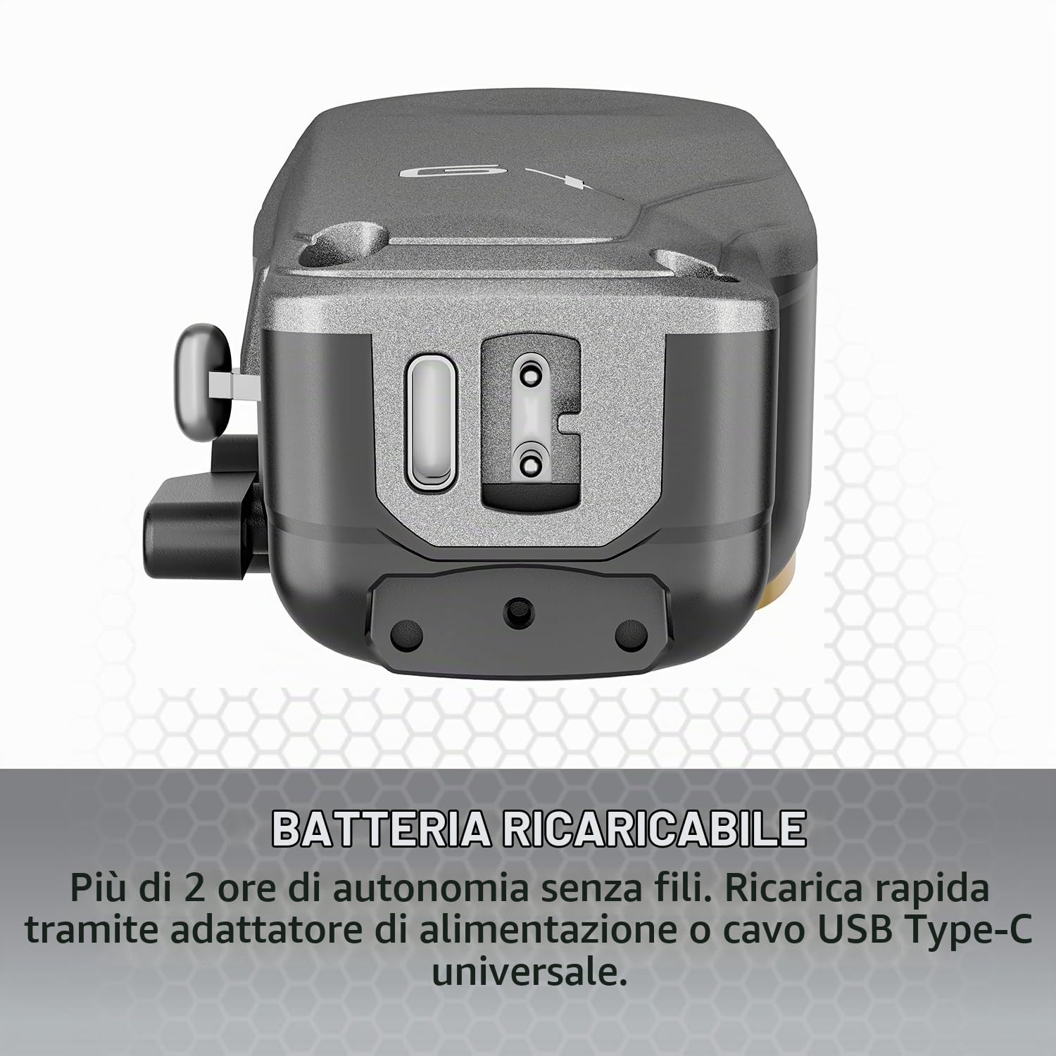 Gamma+ G+310 Tagliacapelli USB-C Zero Gap 4 Pettini