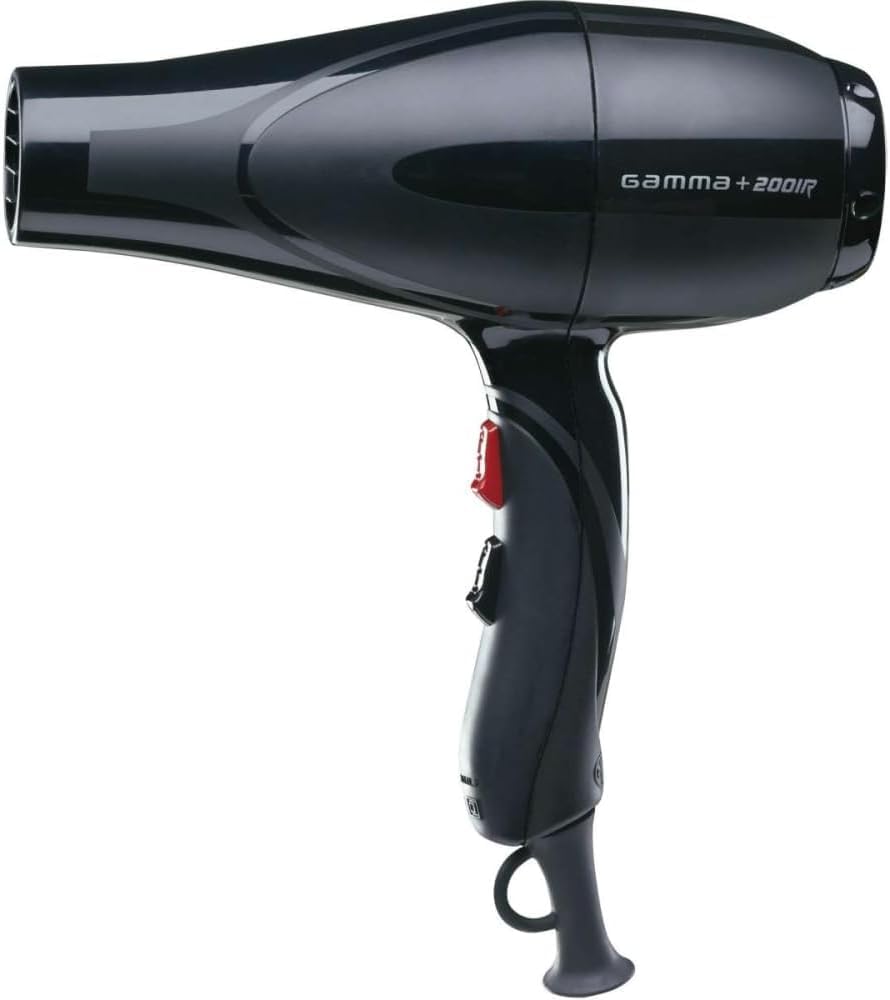GammaPiù 2001R asciugacapelli professionale nero 2000W