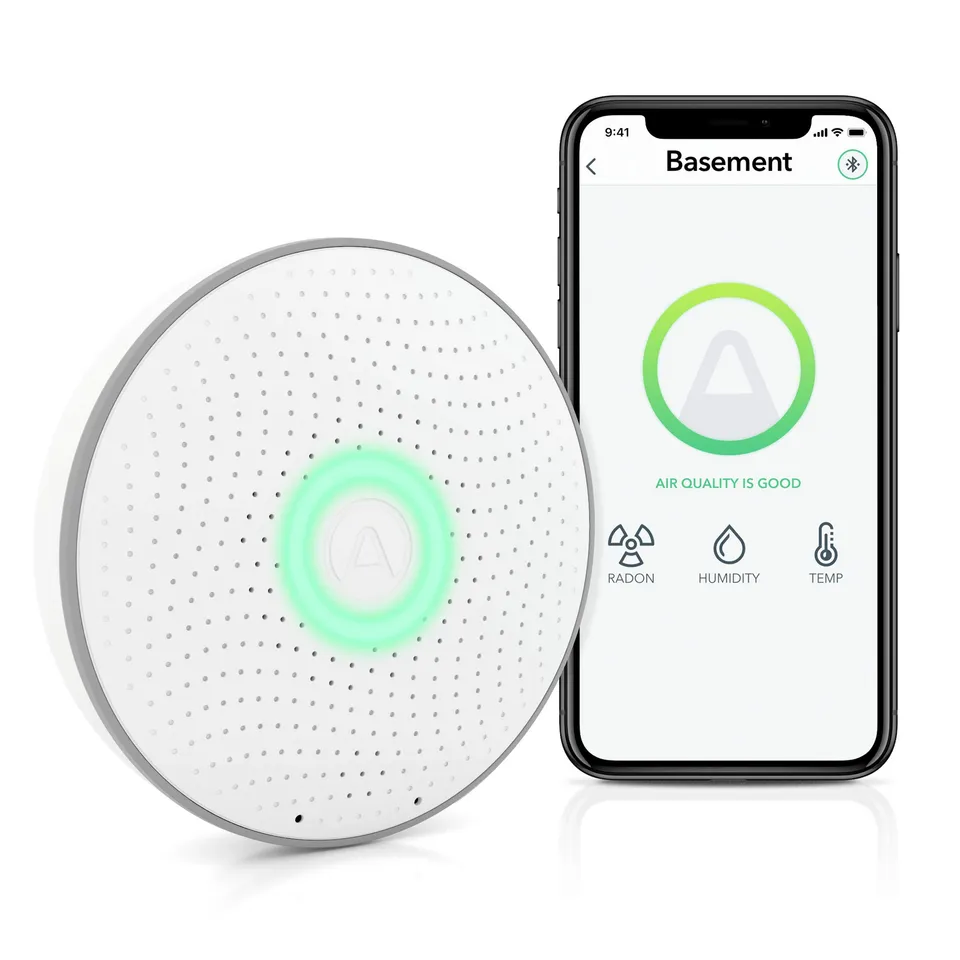Airthings Wave Radon Rilevatore Gas Umidità New Version