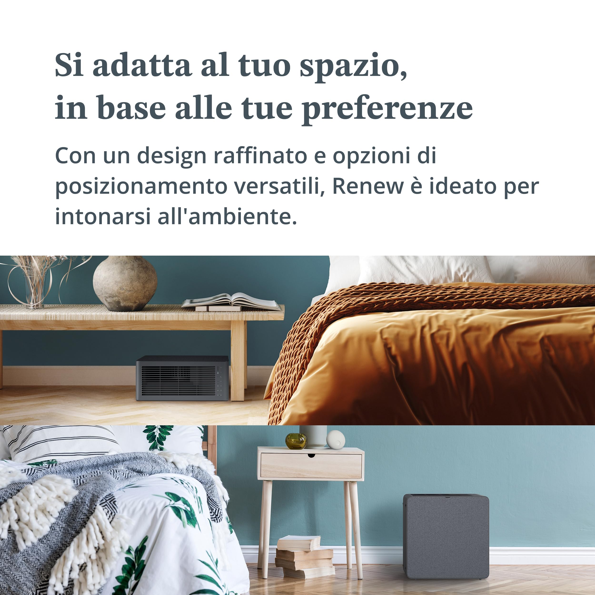 Airthings Renew Purificatore Aria Smart HEPA-13 49 m² Silent
