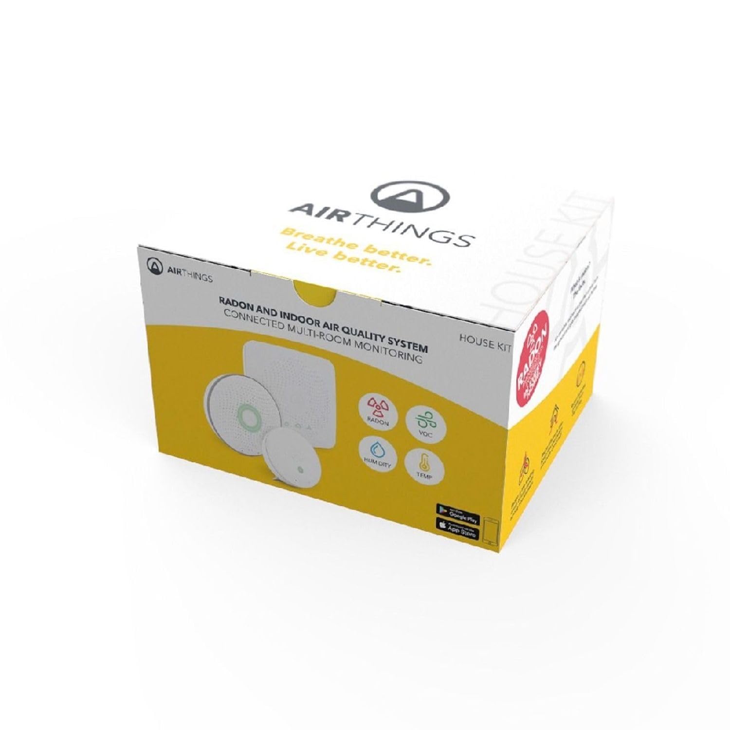 Airthings House Kit monitor qualità aria radon multi-stanza