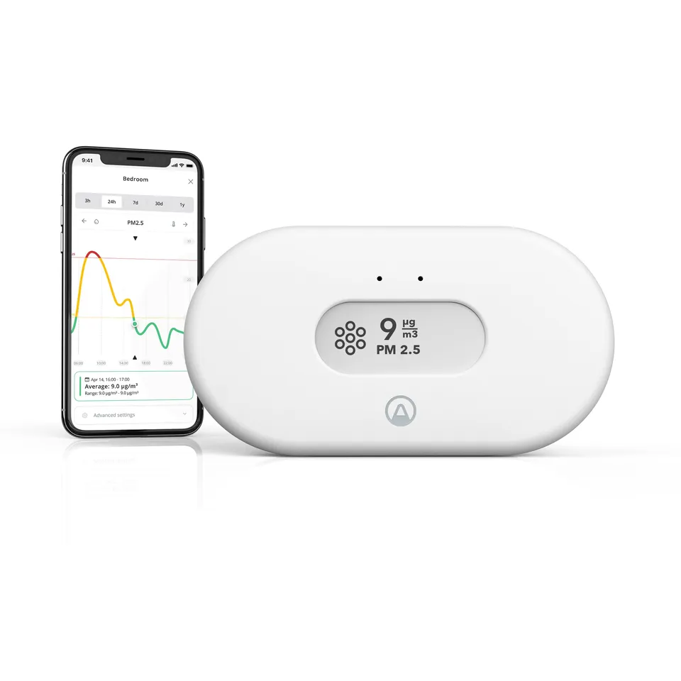 Airthings 2980 View Pollution monitor PM2.5 Wi-Fi hub