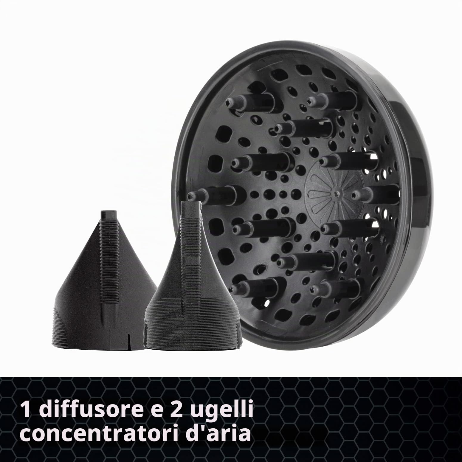 Gamma+ G-Tronic Dual Ionic 2500 phon nero spina Italia ionico