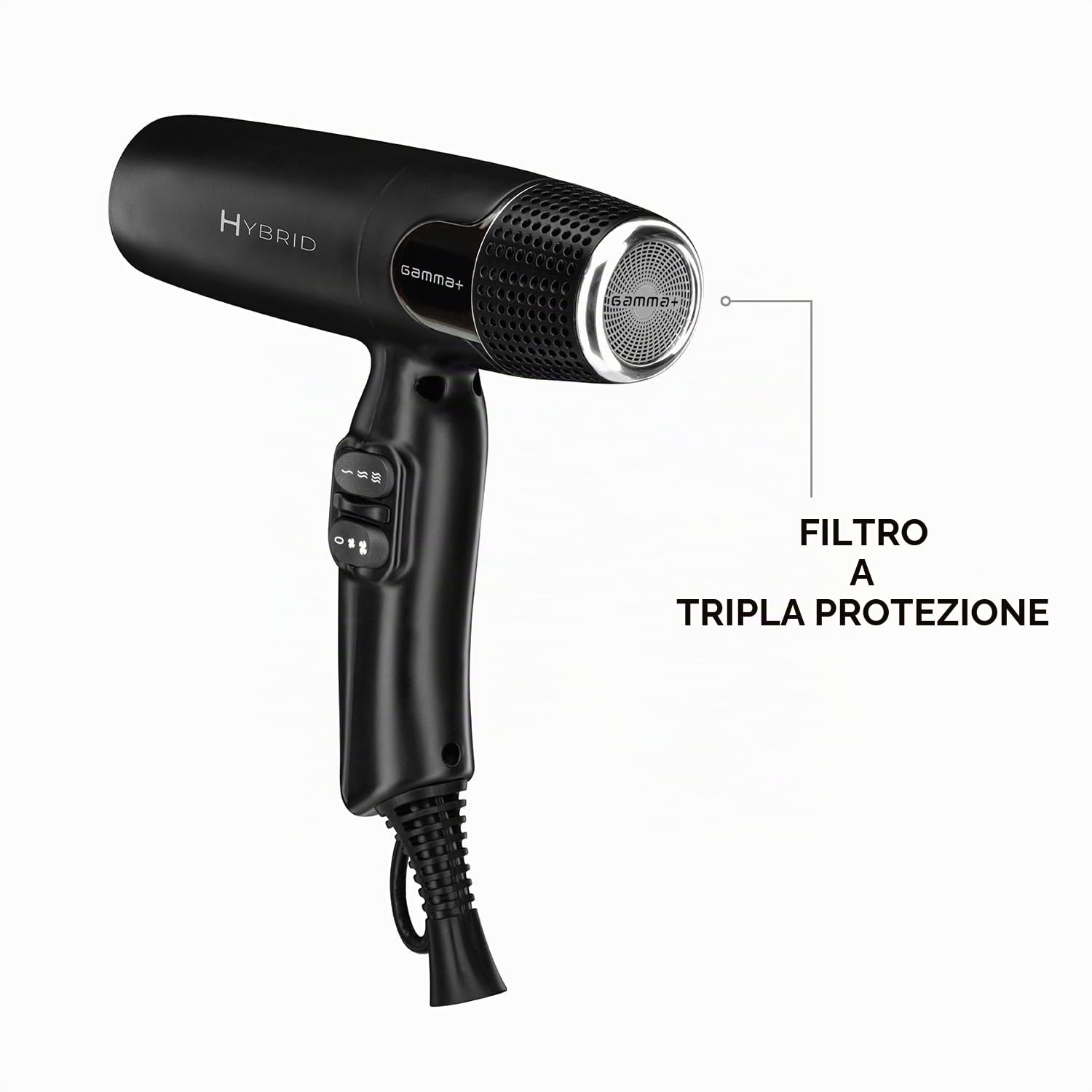 Gamma+ Hybrid Phon ionico 100000 RPM con diffusore