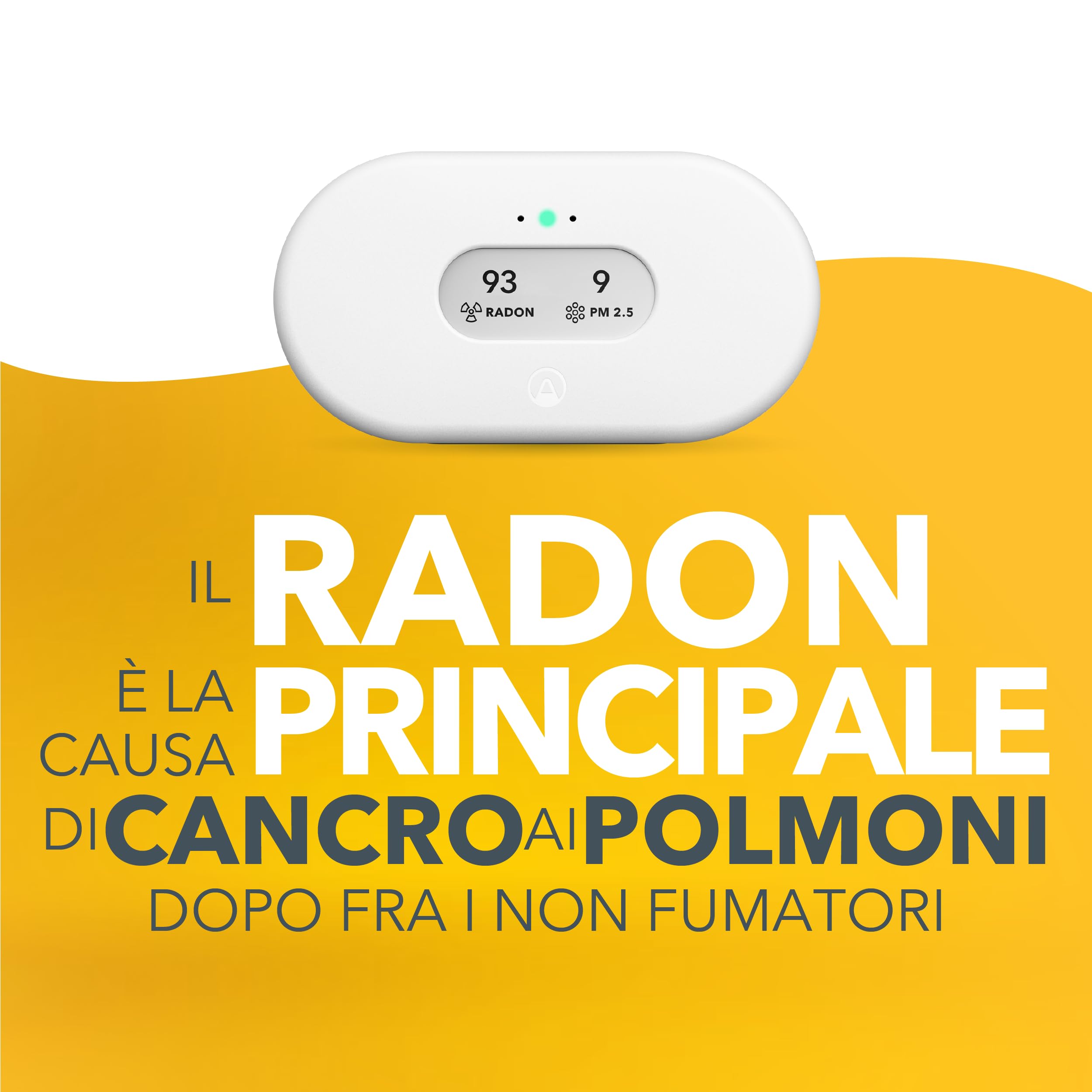 Airthings View Plus 2960 monitor aria radon CO2 PM2.5 Wi-Fi
