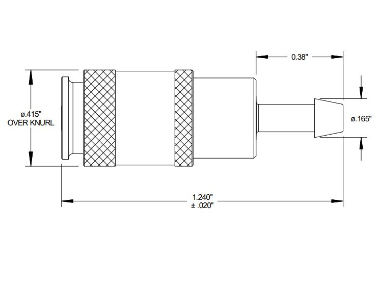 Spacelabs ABP raccordo baionetta femmina ricambio 1 pz