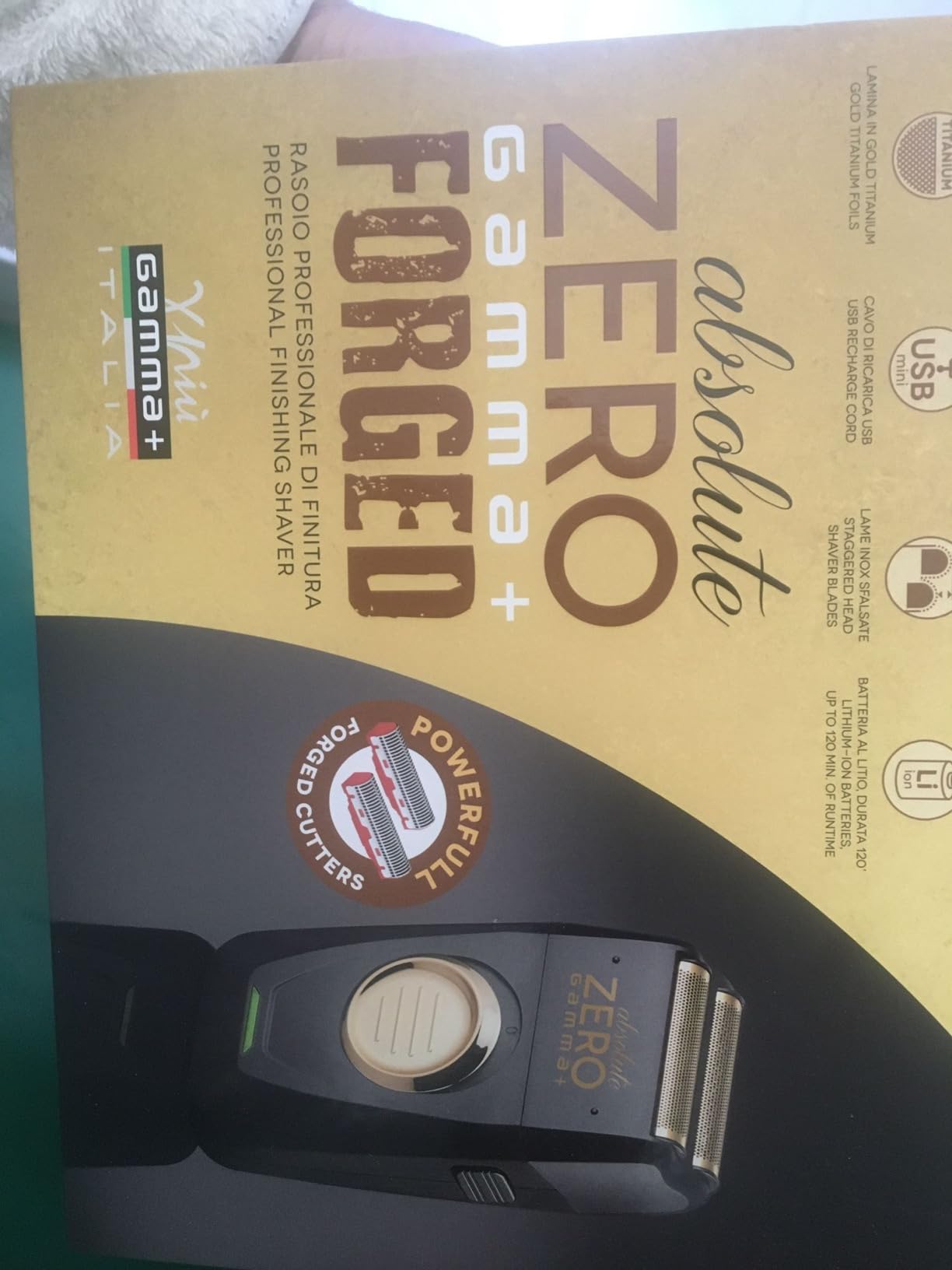 Gamma-Scout Shavers Zero Assoluto rasoio elettrico barba senza fili