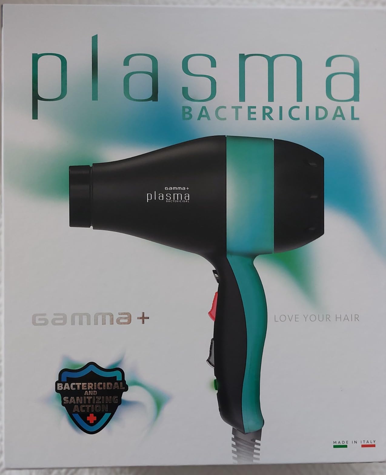 Gamma Più Plasma Phon UV spina Schuko nero verde