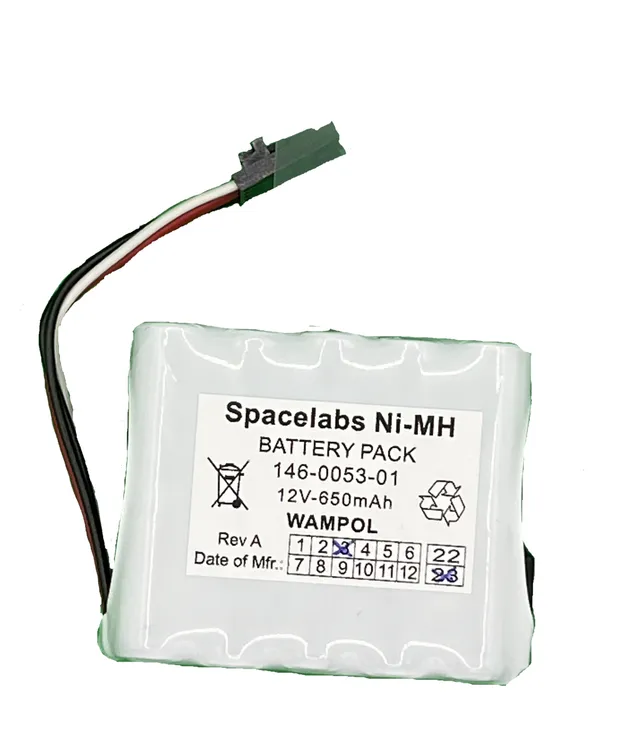 Spacelabs Batteries Pacco batteria NiMH 12V con cinghia