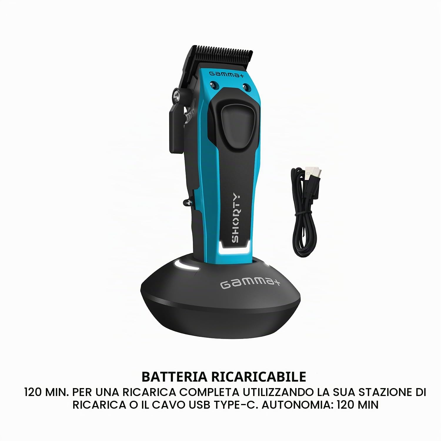 Gamma+ Shorty clipper brushless 120 min lama 45mm USB-C