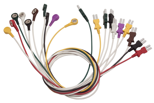 Spacelabs ECG cavo 10 fili snap IEC 24" riutilizzabile