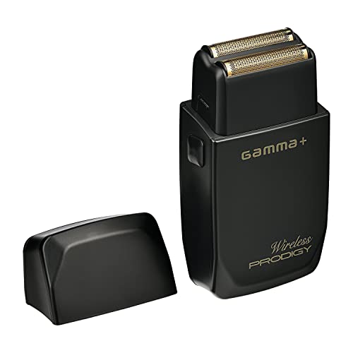 Gamma+ Prodigy Rasoio Elettrico Gold Titanium Wireless 9000 rpm