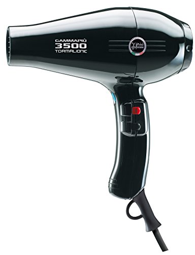 Gamma Più 3500 Power asciugacapelli nero 2500W tormalina