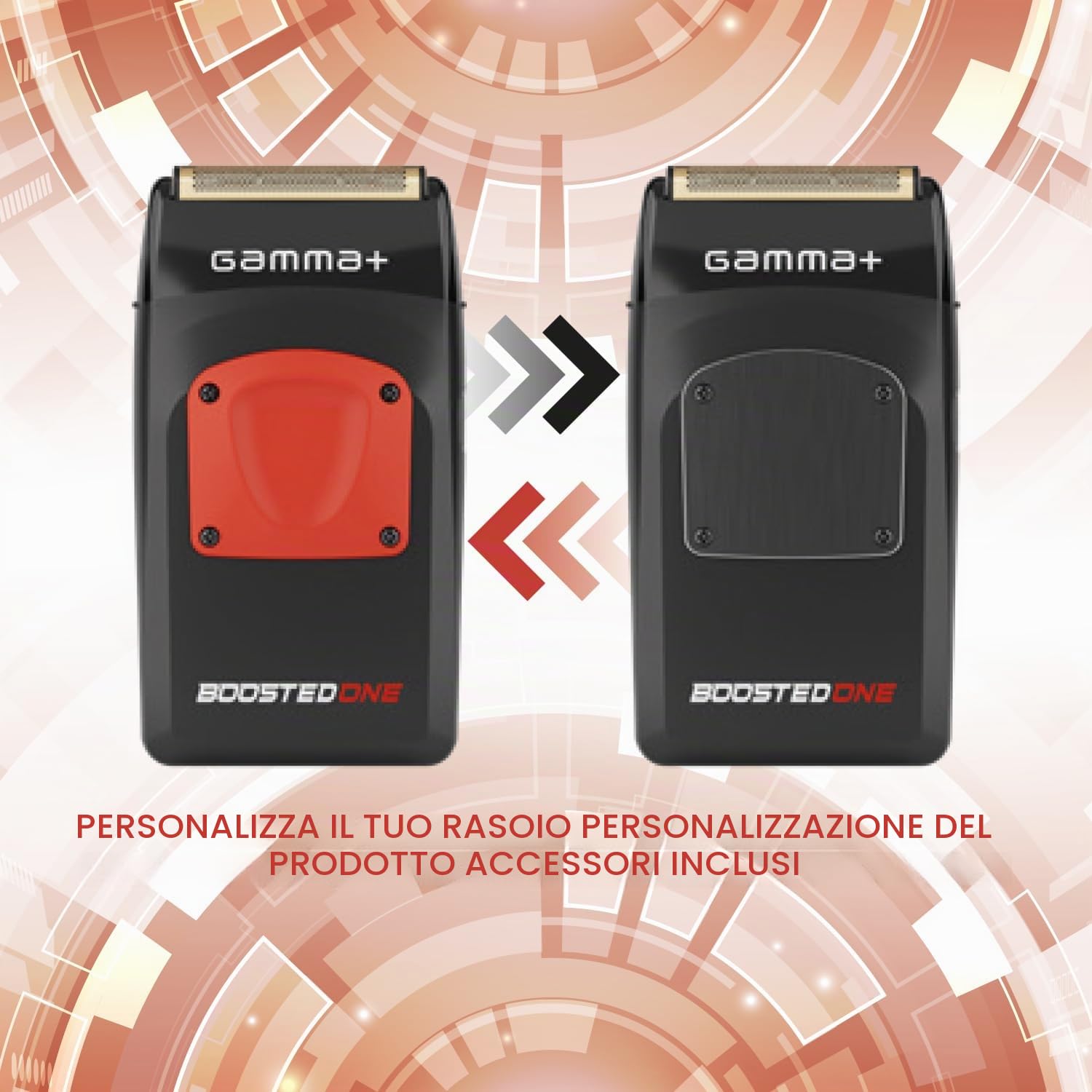 Gamma+ Boosted One Foil rasoio lamina 9000 RPM IPX4