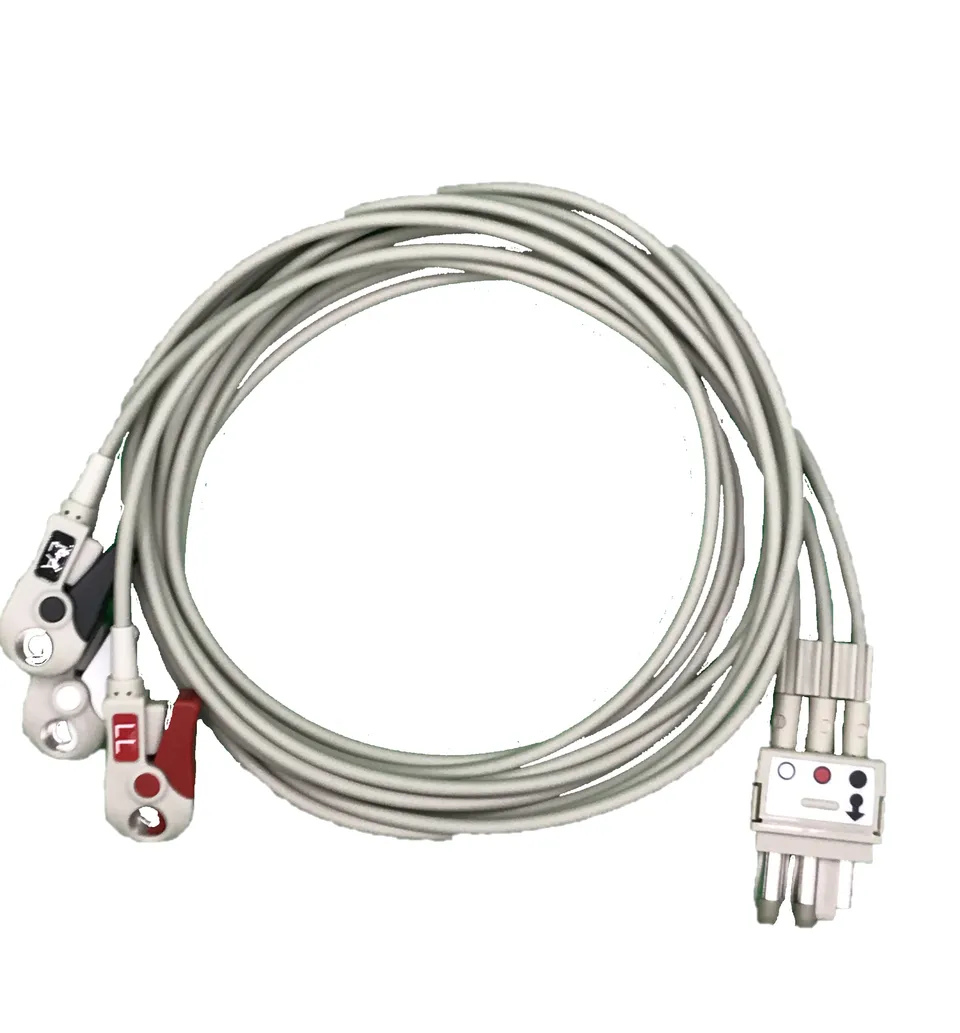 Spacelabs ECG Combiner Cavetti 3 derivazioni pinch 51" AAMI