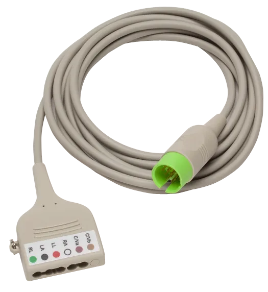Spacelabs ECG cavo combiner 5 derivazioni 10ft AAMI 91496