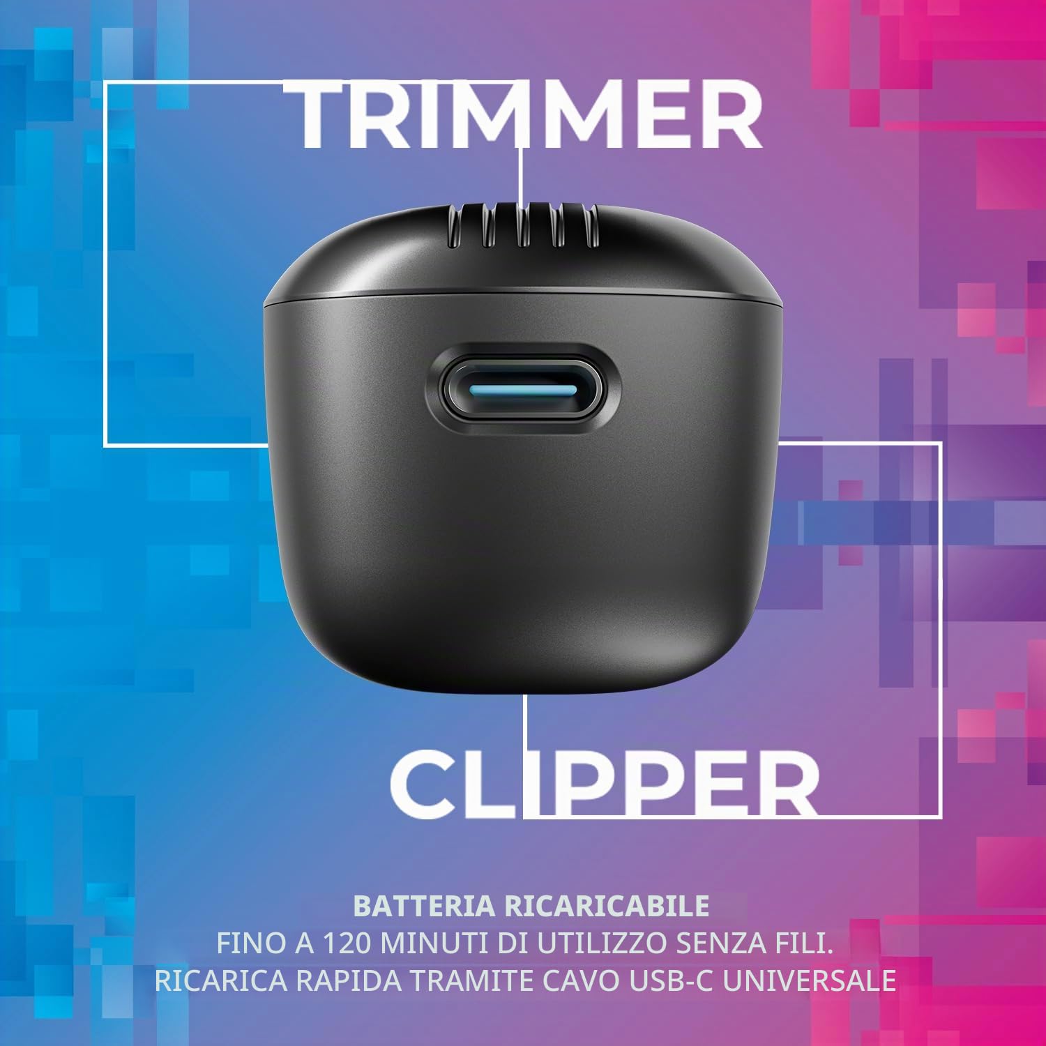 Gamma+ Neo Protégé Kit Clipper+Trimmer DLC 120 Min USB-C