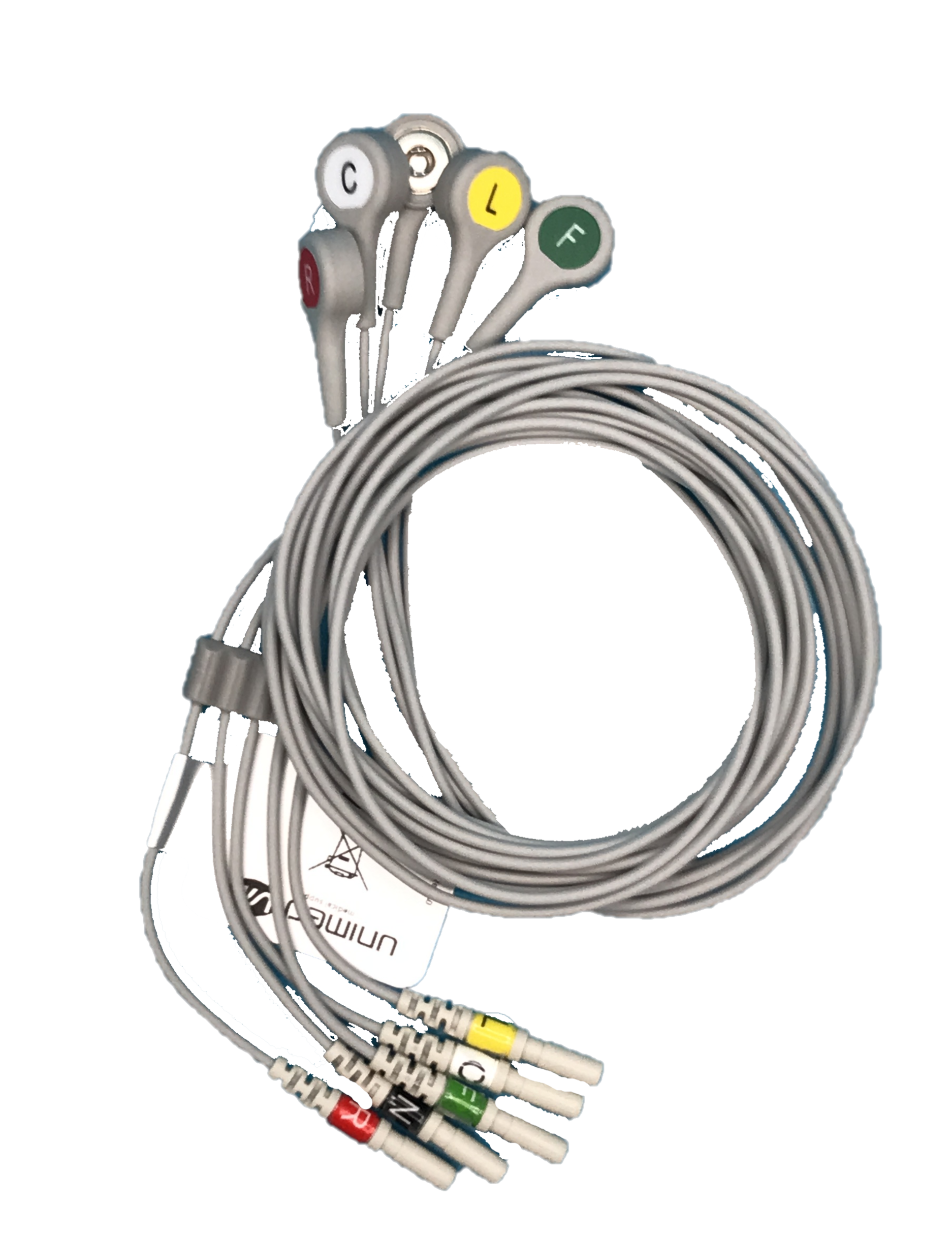 Spacelabs Telemetria Cavetti ECG 5 Derivazioni Snap IEC Riutil.