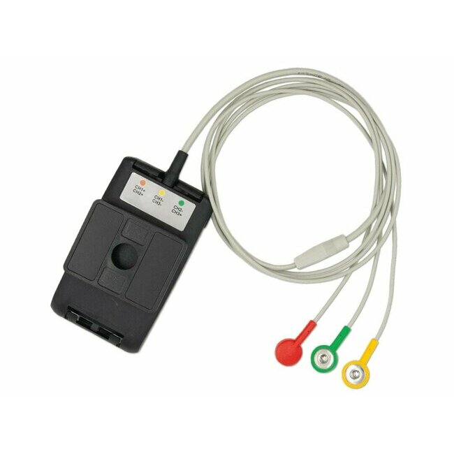 Spacelabs Lifecard set 3 derivazioni ECG Holter corto clip snap