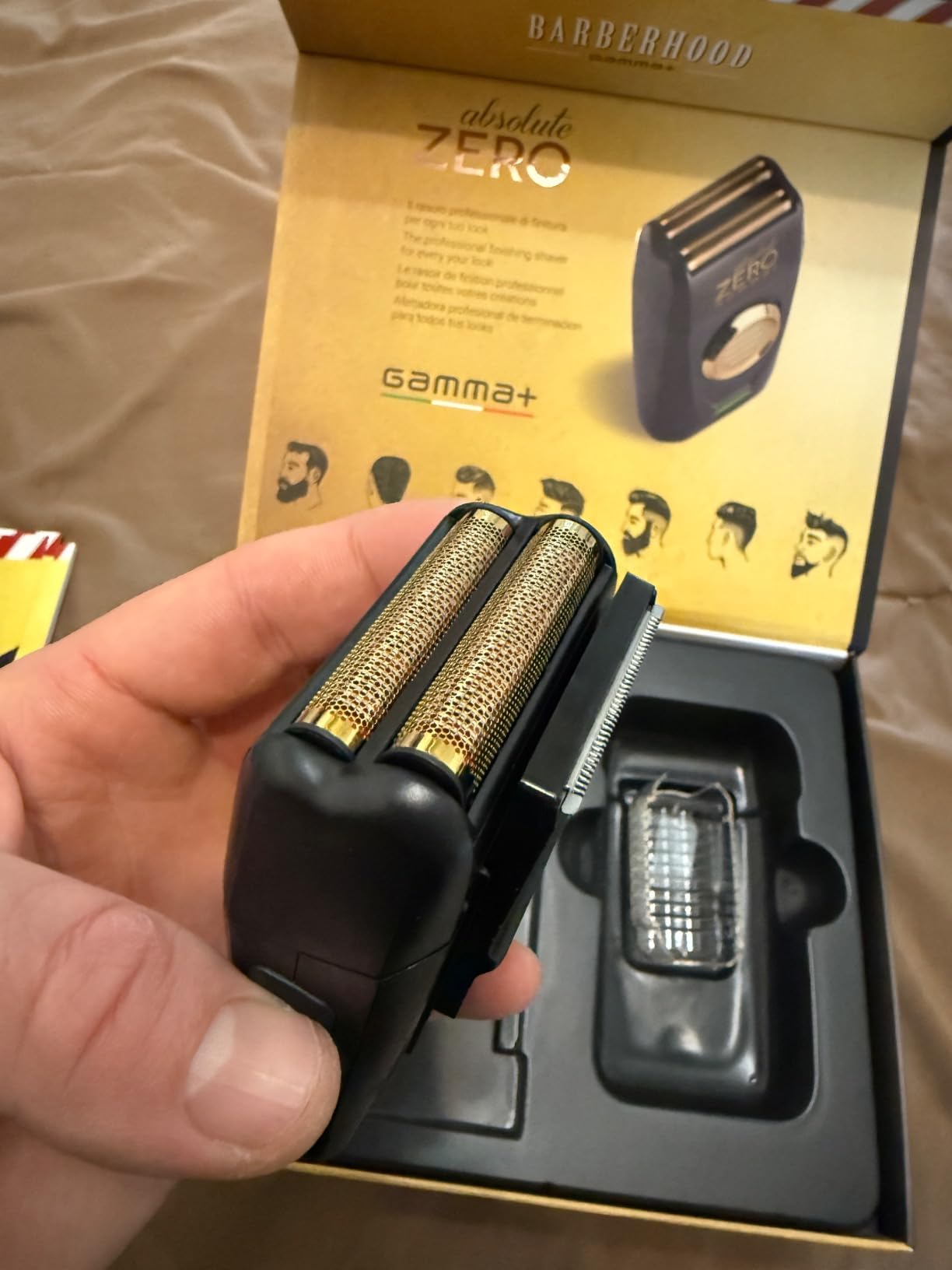 Gamma-Scout Shavers Zero Assoluto rasoio elettrico barba senza fili