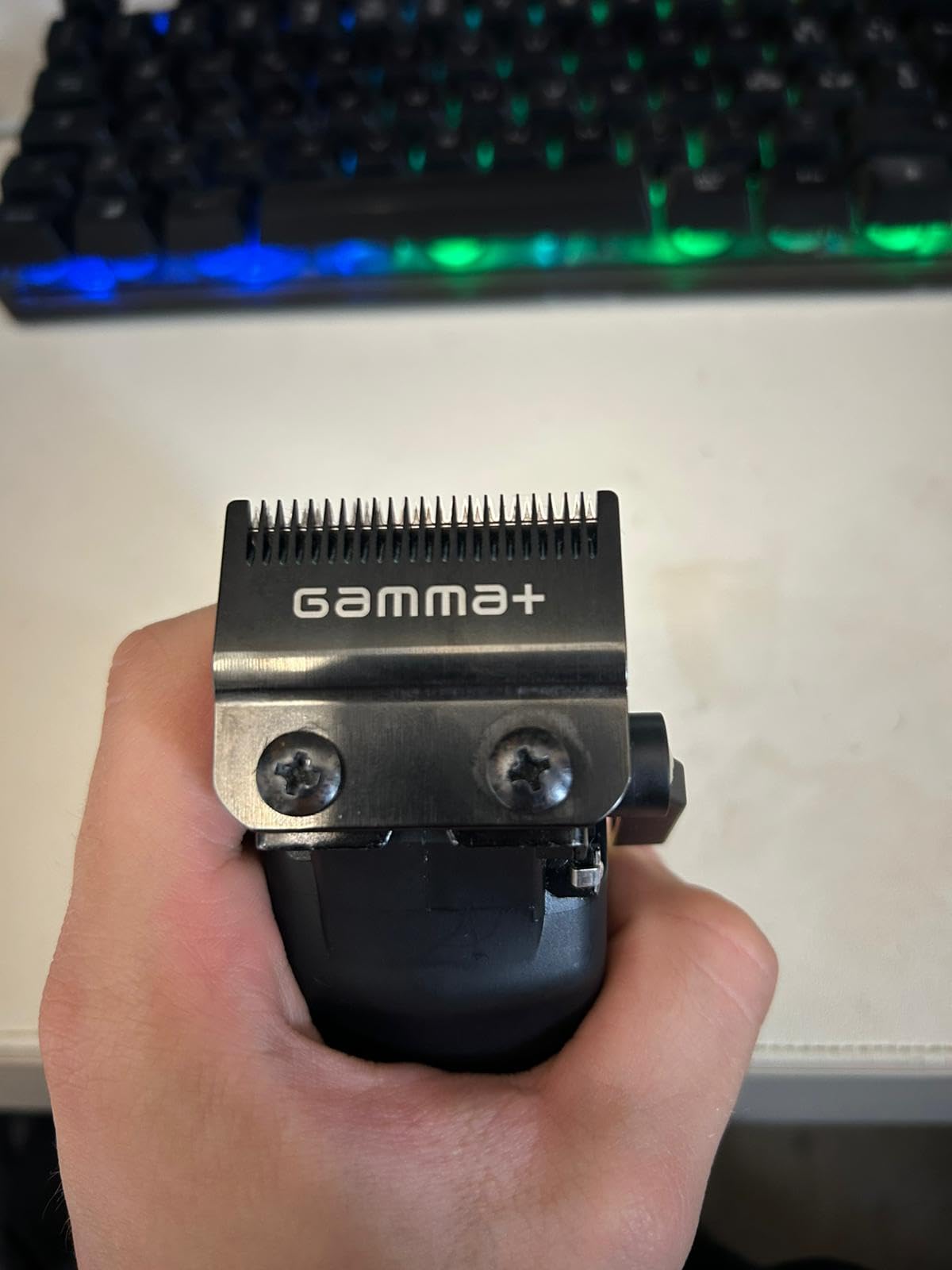 Gamma+ Lama Fissa DLC Fade clipper acciaio sfumature
