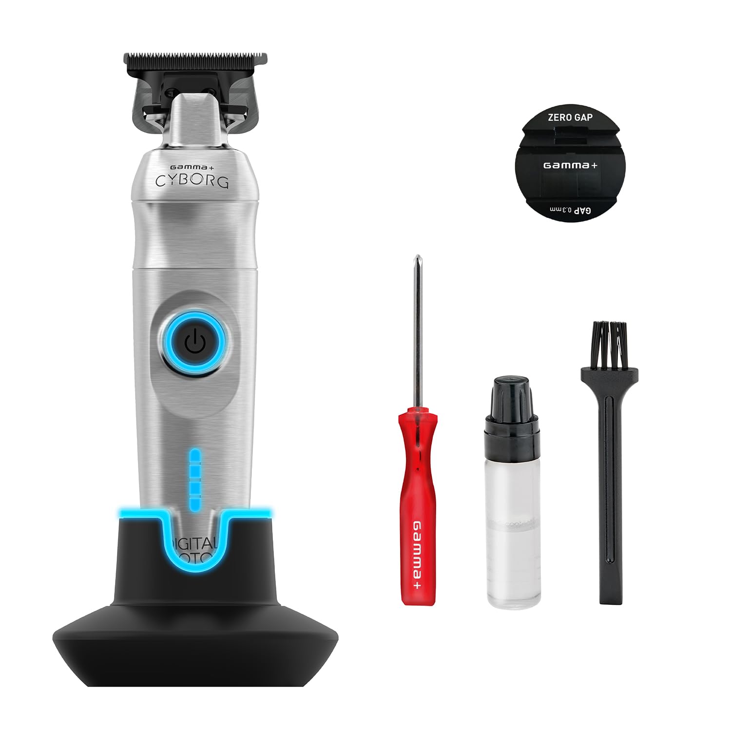 Gamma+ Cyborg Trimmer metallo brushless 180 minuti