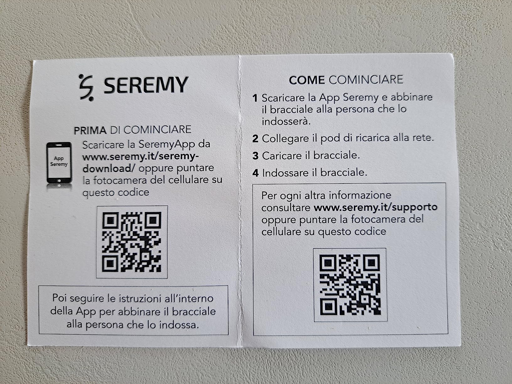 Seremy bracciale salvavita anziani 40mm GPS SOS battito