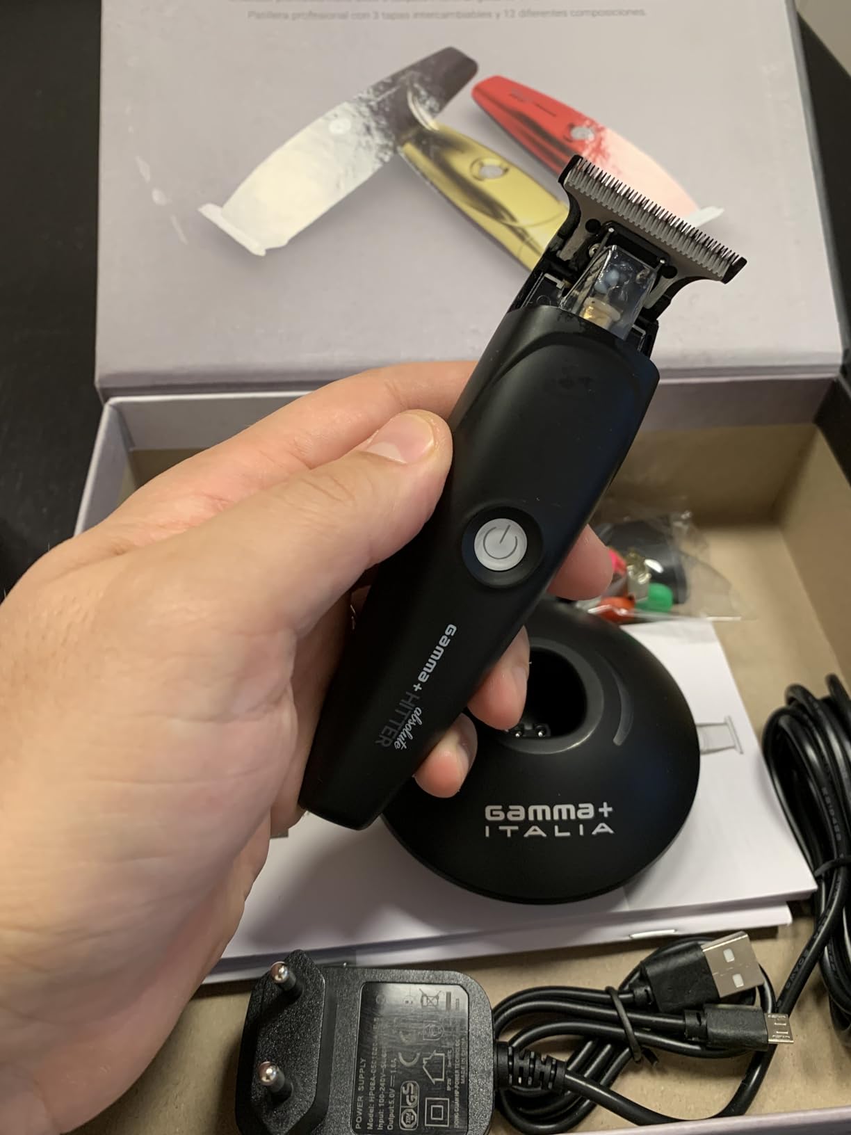 GammaPiù Absolute Hitter trimmer barba lama 40mm ricaricabile