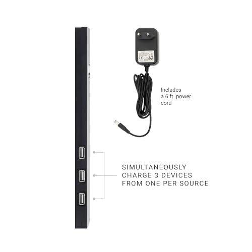 Gamma+ Cable Block Stazione Ricarica USB 3 Porte 1 pz