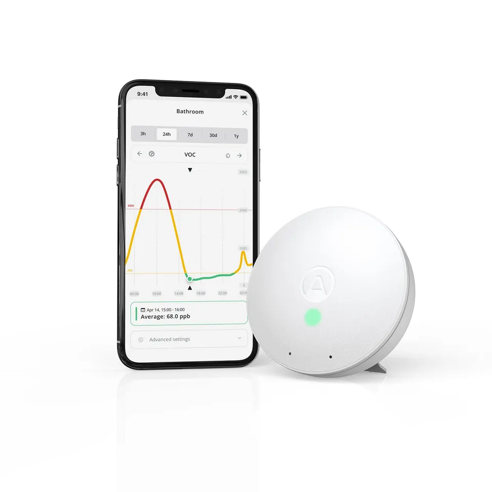 Airthings Wave Mini 292 monitor qualità aria VOC senza fili