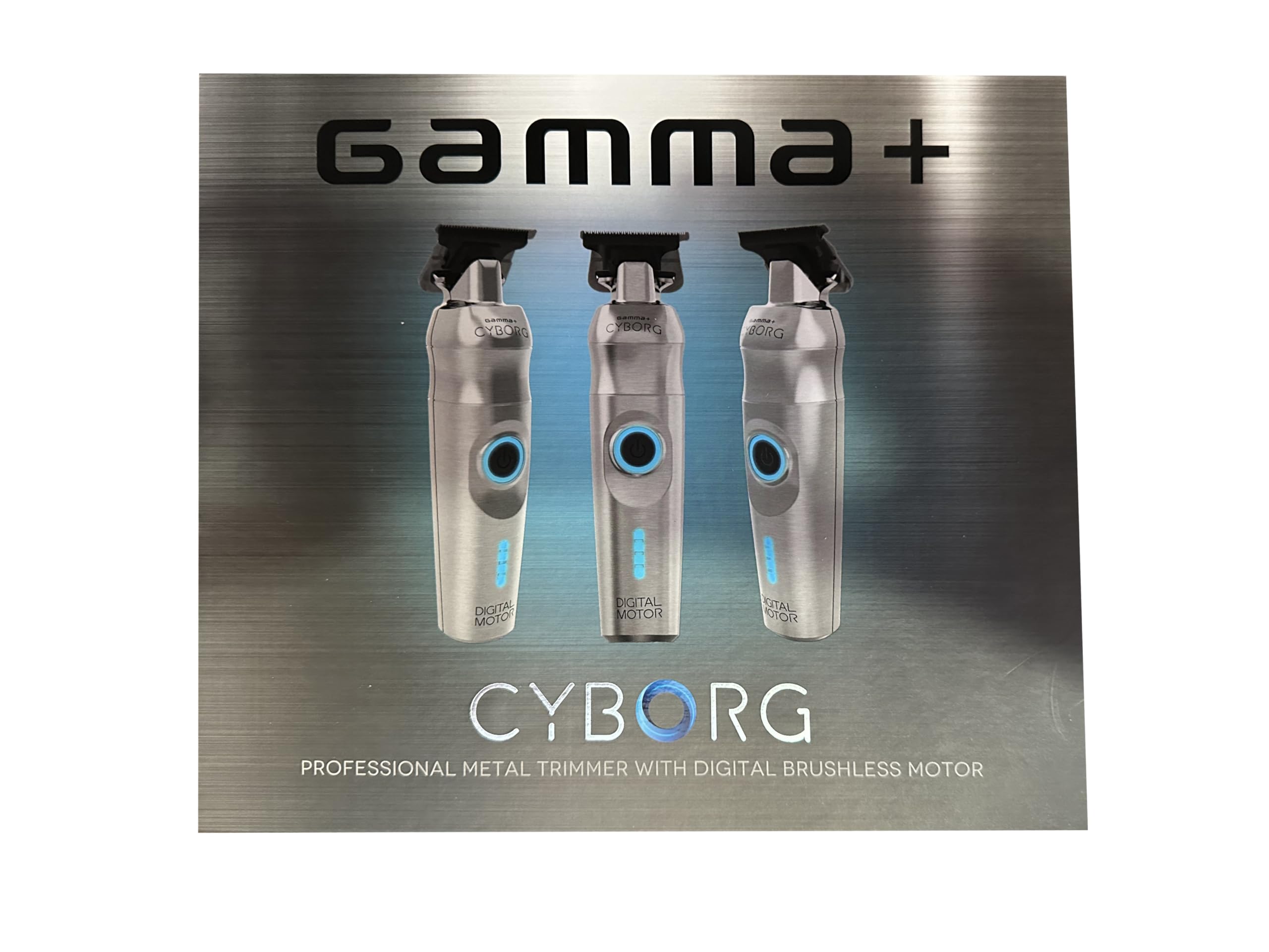 Gamma+ Cyborg Trimmer metallo brushless 180 minuti