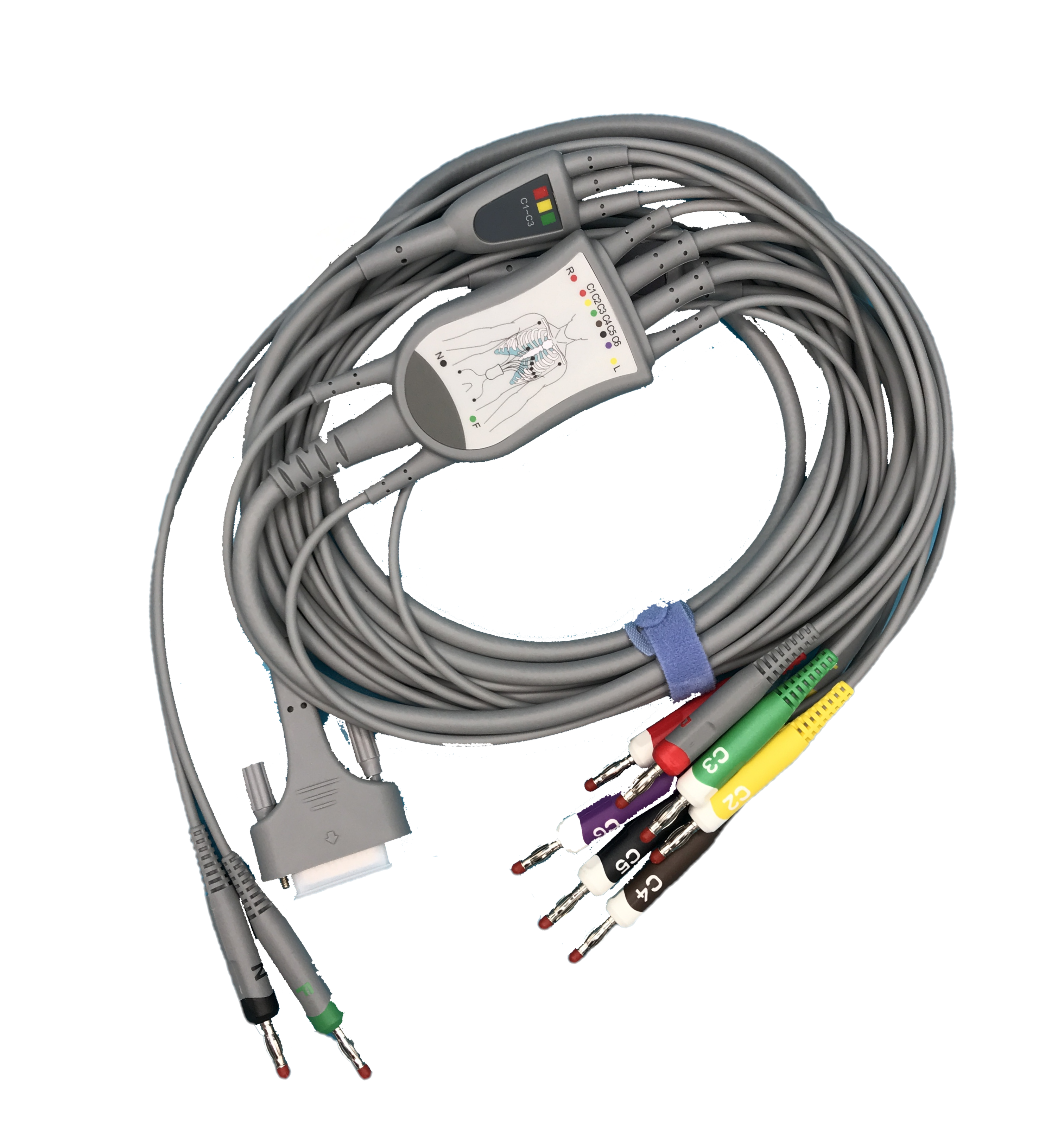 Spacelabs Resting ECG Supplies cavo 10 derivazioni banana 4 mm IEC