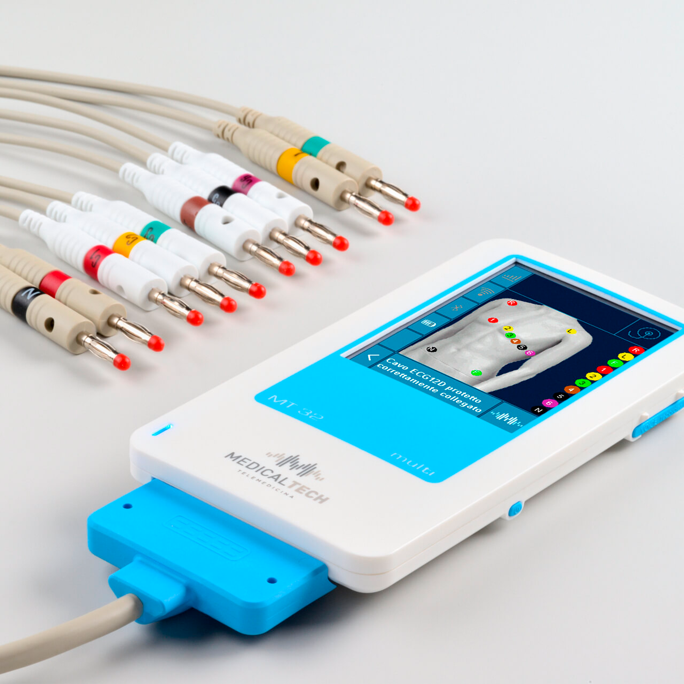 MedicalTech Accessori cavo ECG CP10 10 vie 12 derivazioni