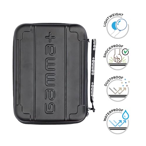 Gamma+ custodia rigida nera per clipper trimmer 27x20x7