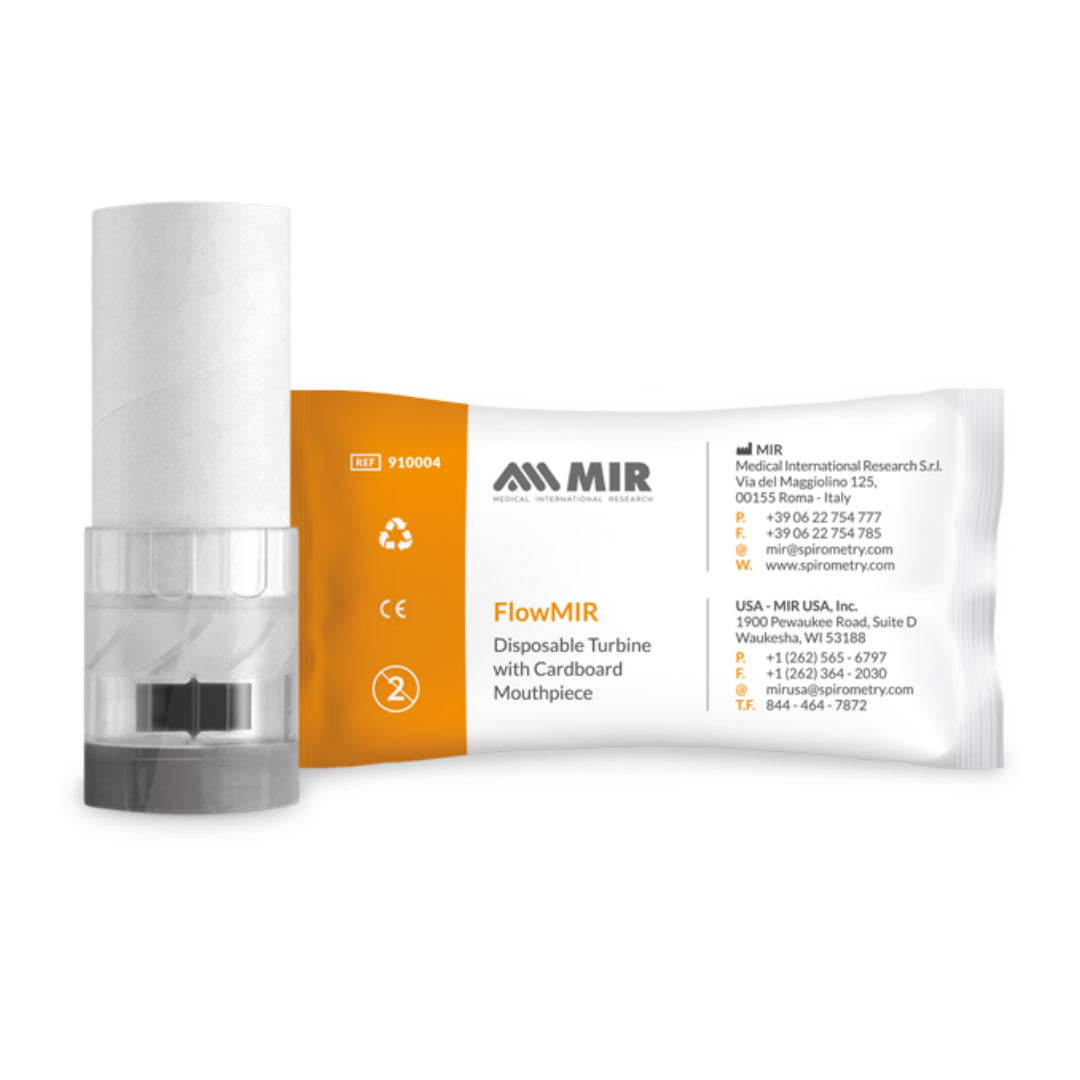 MedicalTech Spirometria Turbine Monouso 60 Pezzi per Spirometro